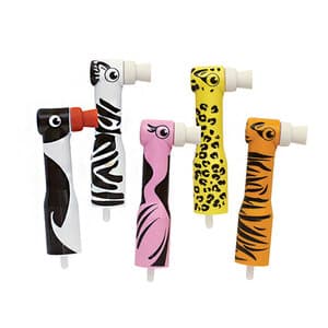 Zooby Disposable Prophy Angles, Latex-Free, Soft Web Cup, 90° Angle, Assorted Animal Designs, 100/Box, 575010 thumbnail 12