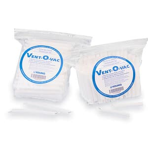 Vent-O-Vac Disposable High Volume Evacuation Tips, One End Vented, Short 3.75", White, 100/Pk, 078210 thumbnail 13