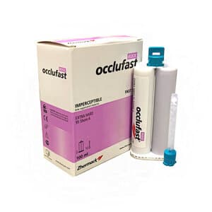 Occlufast Rock VPS Bite Registration Material, Fast Set, 2 x 50 mL Cartridges with 12 Mixing Tips, C200726 thumbnail 11