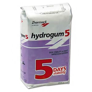 Zhermack Hydrogum 5 Dustless Alginate Impression Material, Extra Fast Set, Fruit Flavor, 1 lb Bag, C302070 thumbnail 11