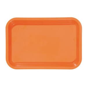 Zirc Mini Setup Tray, Flat, F-Size, Neon Orange, 9-3/8" x 6-3/8" x 7/8", 20Z101Q thumbnail 7