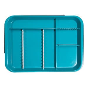 Zirc B-Lok Divided Setup Tray, Green, Size B, 13-3/8" x 9-5/8" x 7/8", 20Z451D thumbnail 6