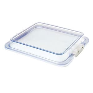 Safe-Lok Locking Tub Cover, Clear, 12-5/8" L x 11-1/4" W x 1-7/16" H, 20Z459 thumbnail 11