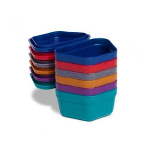 Zirc Denture Box, Teal, One-Piece with Locking Lid, 4-3/8" x 3-3/8" x 2", 12/Pk, 30R800J thumbnail 5