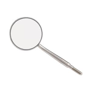 Crystal HD Stainless-Steel Mouth Mirror Head, Cone Socket, #5, 24mm, 12/Pk, 50R381 thumbnail 11