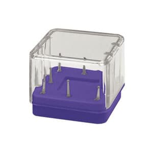 Zirc Magnetic Bur Block, 8-Hole, Neon Purple, Fits FG/RA/HP Burs, Autoclavable, 1/Pk, 50Z400R thumbnail 15