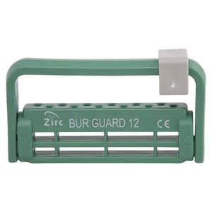 Zirc Steri-Bur Guard 12-Hole Bur Holder, Green, Adjustable, Autoclavable, 50Z406D, 1/Pk thumbnail 7