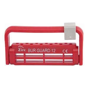 Zirc Steri-Bur Guard 12-Hole Bur Holder, Red, 50Z406-M thumbnail 4