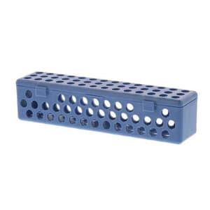 Zirc Steri-Container Standard Cassette, Blue, 8-1/8" x 1-7/8" x 1-7/8", Holds 10-14 Instruments, 50Z900B thumbnail 8