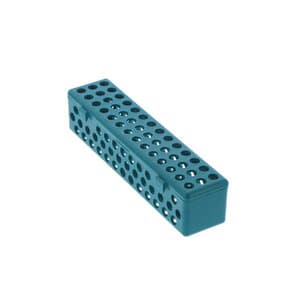 Zirc Steri-Container Standard, Teal, 8-1/8" x 1-7/8" x 1-7/8", Holds 10-14 Instruments, 50Z900J, 1/Pk thumbnail 7