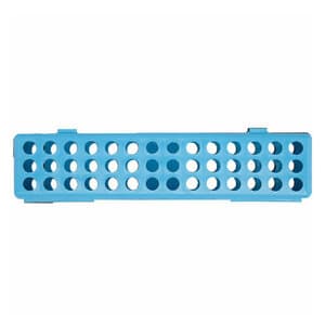 Zirc Steri-Container Standard, Neon Blue, 8-1/8" x 1-7/8" x 1-7/8", Holds 10-14 Instruments, 50Z900N, 1/Pk thumbnail 7