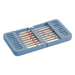 Zirc Compact Instrument Cassette, Blue, Holds 8 Instruments, 7-1/8" x 3-7/8" x 5/8", 50Z915B thumbnail 8