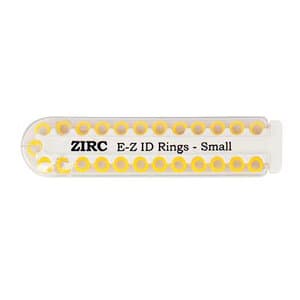Zirc E-Z ID Instrument Rings, Small, 1/8", Neon Yellow, 25/Pk, 70Z100O thumbnail 6