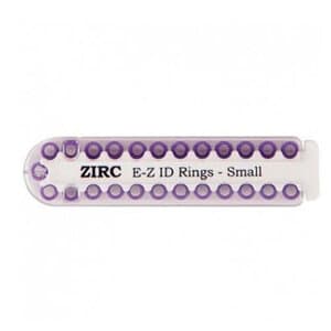 Zirc E-Z ID Instrument Rings, Small, Neon Purple, 1/8" Diameter, 25/Pack, 70Z100R thumbnail 6