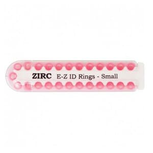 Zirc E-Z ID Instrument Rings, Small, Neon Pink, 1/8" Diameter, 25/Pack, 70Z100S thumbnail 6