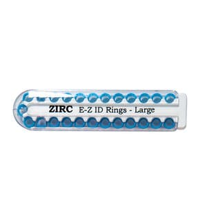 Zirc E-Z ID Instrument Rings, Large, Neon Blue, 1/4", 25/Pk, 70Z200N thumbnail 6