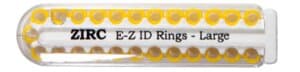 Zirc E-Z ID Instrument Rings, Large, Neon Yellow, 1/4", 25/Pk, 70Z200O thumbnail 6