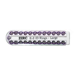 Zirc E-Z ID Instrument Rings, Large, Neon Purple, 1/4", 25/Pk, 70Z200R thumbnail 6