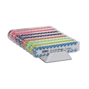 Zirc E-Z ID Large Ring System, Vibrant Assorted Neon, 1/4" Rings, 200/Pk, 70Z210 thumbnail 7