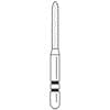 Two Striper® Diamond Bur, FG, Fine, Red, Cylinder Bevel End, #255.8, 1.8 mm Major/0.4 mm Minor Diameter, 8.0 mm Length, 5/Pkg, 2015093 thumbnail 5