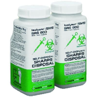 Isolyser/SMS SRS800 Sharps Self-Disposal System Twin Pack, 0.8 Liter (0.23 Gallon) Each, 2 Containers per Box, SRS800 thumbnail 13