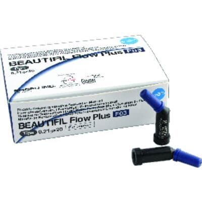 Beautifil Flow Plus Hybrid Composite, Light-Cure, Tips Refill, F03 Low Flow, 0.21 g, A2O, 20/Pk, 2229 thumbnail 7