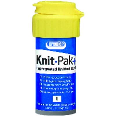 Knit-Pak+ Impregnated Knitted Gingival Retraction Cord, Aluminum Chloride, Size 1, Blue, 100" per Bottle, 9007564 thumbnail 13