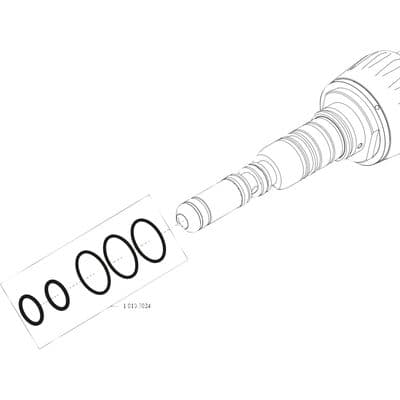 KaVo Multiflex Coupler O-Ring Set, 5/Pkg (3 Large, 2 Small), 1010.7024 thumbnail 5
