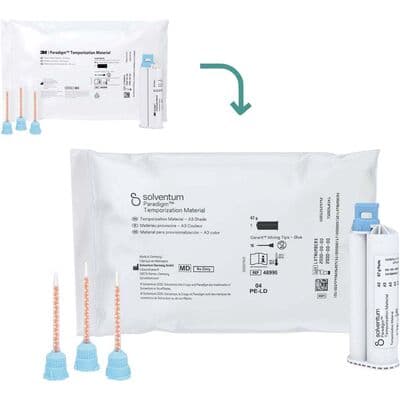 Solventum (3M) Paradigm Temporization Material Refill, Shade A2, 67 g Cartridge with 16 Blue Mixing Tips, 46994 thumbnail 12