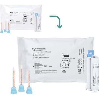 Solventum (3M) Paradigm Temporization Material Refill, Shade A3, 67 g Cartridge with 16 Garant Blue Mixing Tips, 46995 thumbnail 11