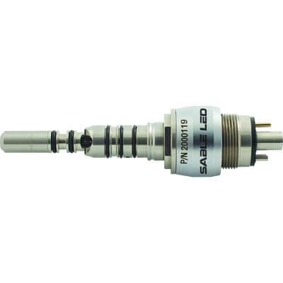 Sable 6-Hole Multiflex LUX LED (Kavo Type) Coupler, Quick Connect, Swivel, Water Regulator, 1/Pk, 2000119 thumbnail 7