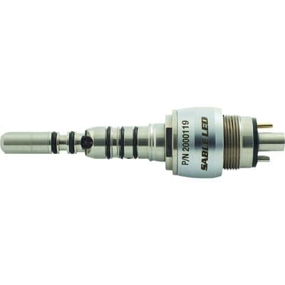 Sable 6-Hole Multiflex LUX LED (Kavo Type) Coupler, Quick Connect, Swivel, Water Regulator, 1/Pk, 2000119 thumbnail 8