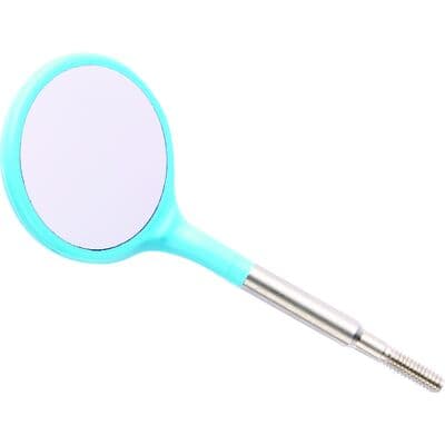 #5 Crystal HD® Neon Blue Resin Mouth Mirror Screw-On Heads (Cone Socket), 12/Pk, 50Z372N thumbnail 17