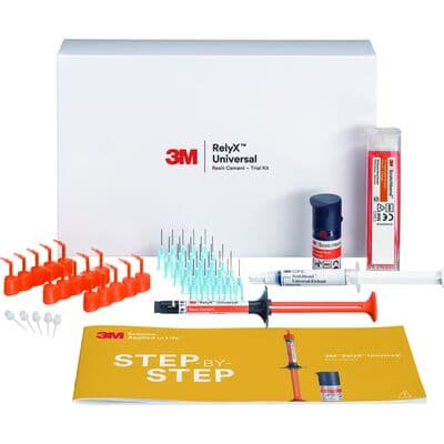 3M RelyX Universal Resin Cement Trial Kit, Translucent (TR), Dual-Cure, 3.4g Syringe, 56969 thumbnail 43
