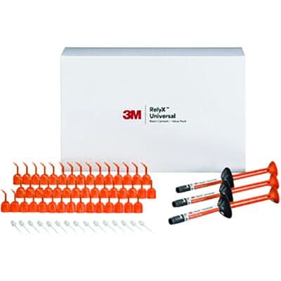 3M RelyX Universal Resin Cement Value Pack, Translucent (TR), Dual-Cure, 3 x 3.4 g Syringes, 56977 thumbnail 37