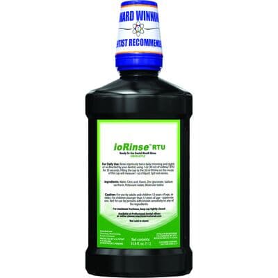 ioRinse™ Ready-To-Use Oral Mouth Rinse, Green Apple, 1 Liter Bottle, 12/Case, 100 ppm thumbnail 3