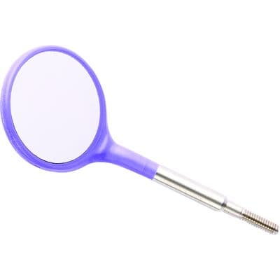 #4 Crystal HD® Neon Purple Resin Mouth Mirror Screw-On Heads, Cone Socket, 12/Pk, 50Z371R thumbnail 18