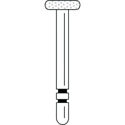 Two Striper® Diamond Bur #863C, Friction Grip, Coarse, Green, Wheel, 4.7 mm Diameter, 50/Pkg thumbnail 6