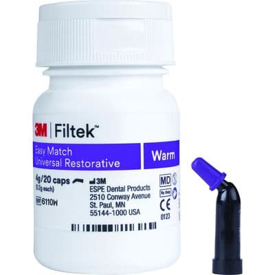 3M (Solventum) Filtek Easy Match Universal Restorative, Warm Shade, 0.2g Capsules, 20/Pk, 6110W thumbnail 13
