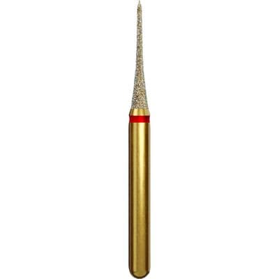 Alpen Multilayer Diamond Bur, FG, Interproximal, Fine, Red, #392-031F, 1.6 mm Head Diameter, 8 mm Head Length, 5/Pk, 60031827 thumbnail 12