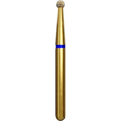 Alpen Multi-Use Multilayer Diamond Bur, Round, Medium, Blue, FG, #801-016, 1.6 mm Head, 5/Pk thumbnail 4