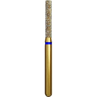 Coltene Alpen Multi-Use Multilayer Diamond Bur, FG, Medium Grit, Flat End Cylinder, #837-016 (1.6 mm Head Diameter, 8 mm Head Length), 5/Pkg thumbnail 6