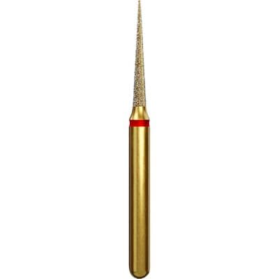 Alpen Diamond Bur, FG, Fine, Flame/Needle, Red, #858-012F, 1.2 mm Head, 8 mm Head Length, 5/Pk, 60032385 thumbnail 8