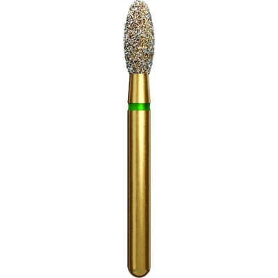 Alpen Multilayer Diamond Bur, FG, Egg/Football, # 379, 2.3 mm, Super Coarse, Black, 5/Pk, 379-023SC thumbnail 12