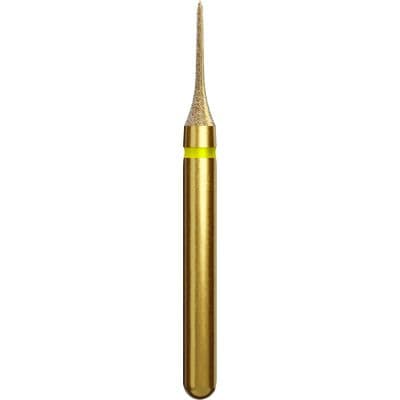 Alpen Diamond Bur, FG, Interproximal, Extra Fine, Yellow, #392, 1.6 mm Head, 5/Pk, 60031819 thumbnail 6