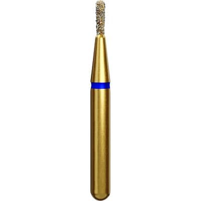 Coltene Alpen Multi-Use Multilayer Diamond Bur, FG Short Shank, Medium Grit, Pear Shape, #830-010, 2.7 mm Head Length, 5/Pkg thumbnail 4