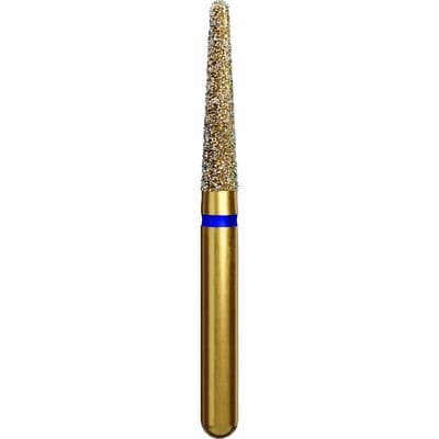 Alpen Multi-Use Multilayer Diamond Bur, FGSS, Round End Taper, Medium, Blue, #856-018M, 1.8 mm Head, 8 mm Head Length, 5/Pk, 60032275 thumbnail 7