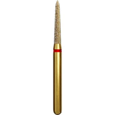 Alpen Multi-Use Multilayer Diamond Bur, FG, Fine, Tapered Torpedo/Curettage, #878K-014, 1.4 mm Head Diameter, 8 mm Head Length, 5/Pk thumbnail 6