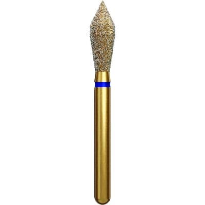 Coltene Alpen Multi-Use Multilayer Diamond Bur, FG, Medium Grit, Blue Ring, Occlusal Reduction, #899-027, 2.7 mm Head Diameter, 7 mm Head Length, 5/Pkg thumbnail 6
