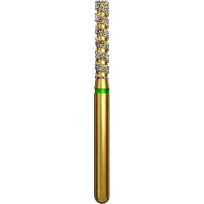 Alpen TurboCut Diamond Bur, FG, Flat End Cylinder, Super Coarse, Black, #837-016SC, 1.6 mm, 5/Pk, 60032071 thumbnail 5